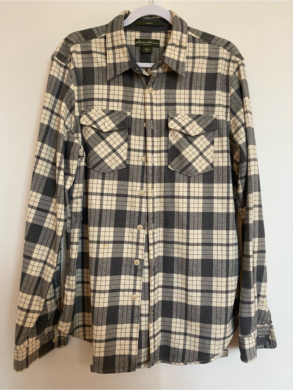 Eddie Bauer Slim Fit Flannel Shirt